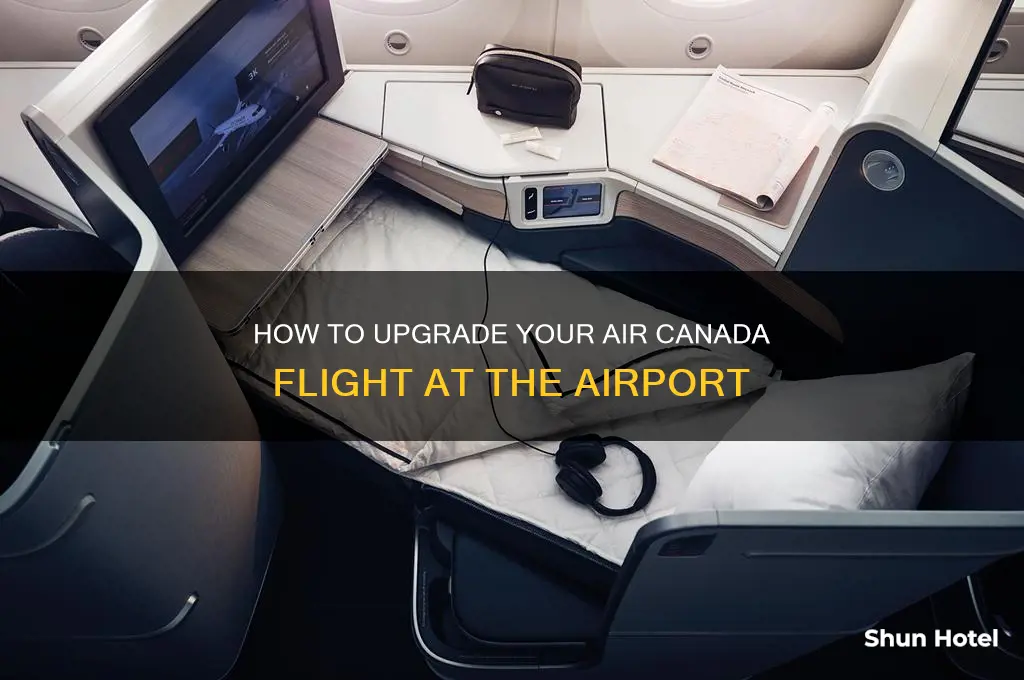 can you upgrade at the airport on air canada