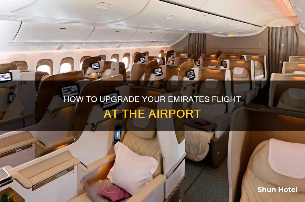 can you upgrade emirates flight at the airport