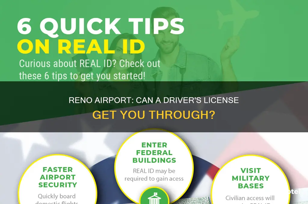 can you use a drivers license in reno airport