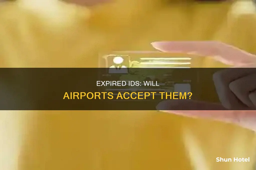 can you use a expired id at the airport