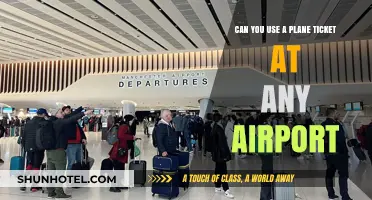 Airports and Plane Tickets: Are They Interchangeable?