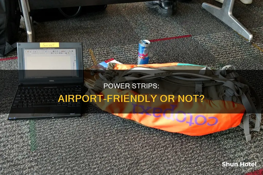 can you use a power strip at the airport