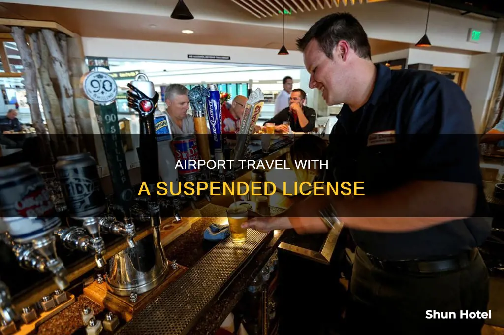 can you use a suspended license at the airport