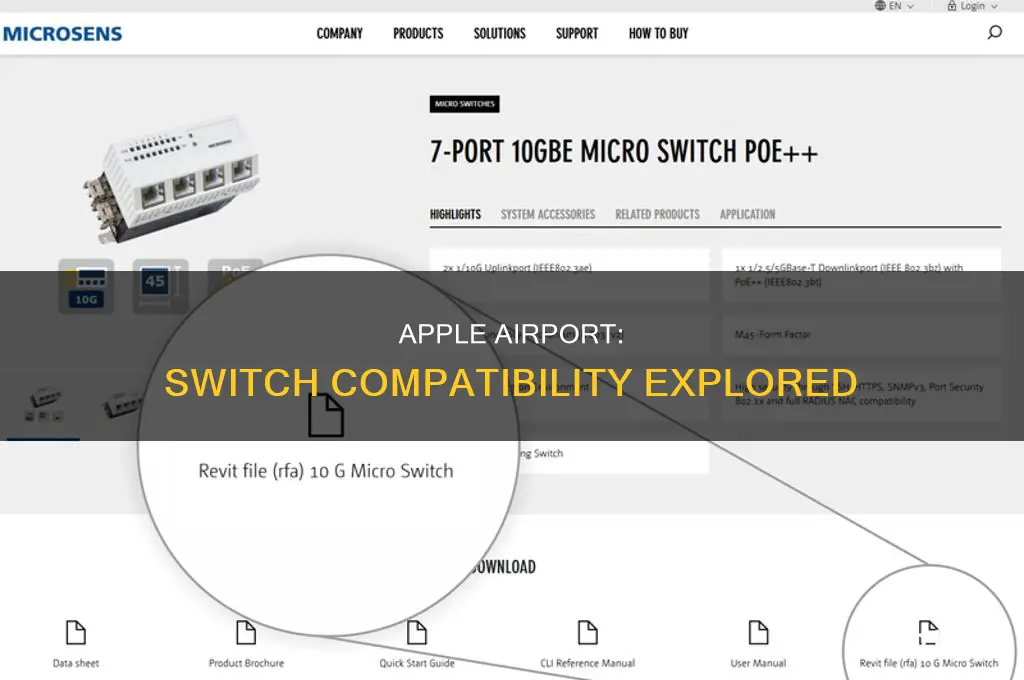 can you use a switch with apple airport