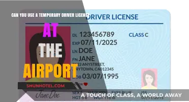 Traveling with a Temporary License: Airport Rules