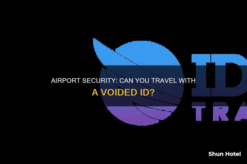 can you use a voided id at the airport
