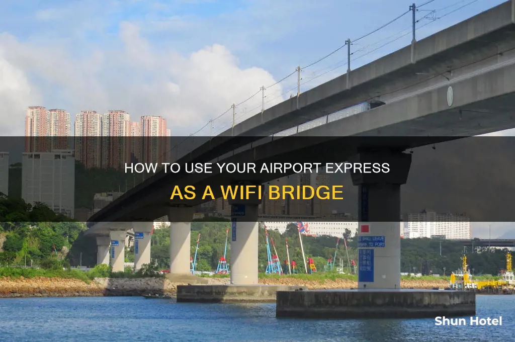 can you use airport express 619a7c router as wifi bridge
