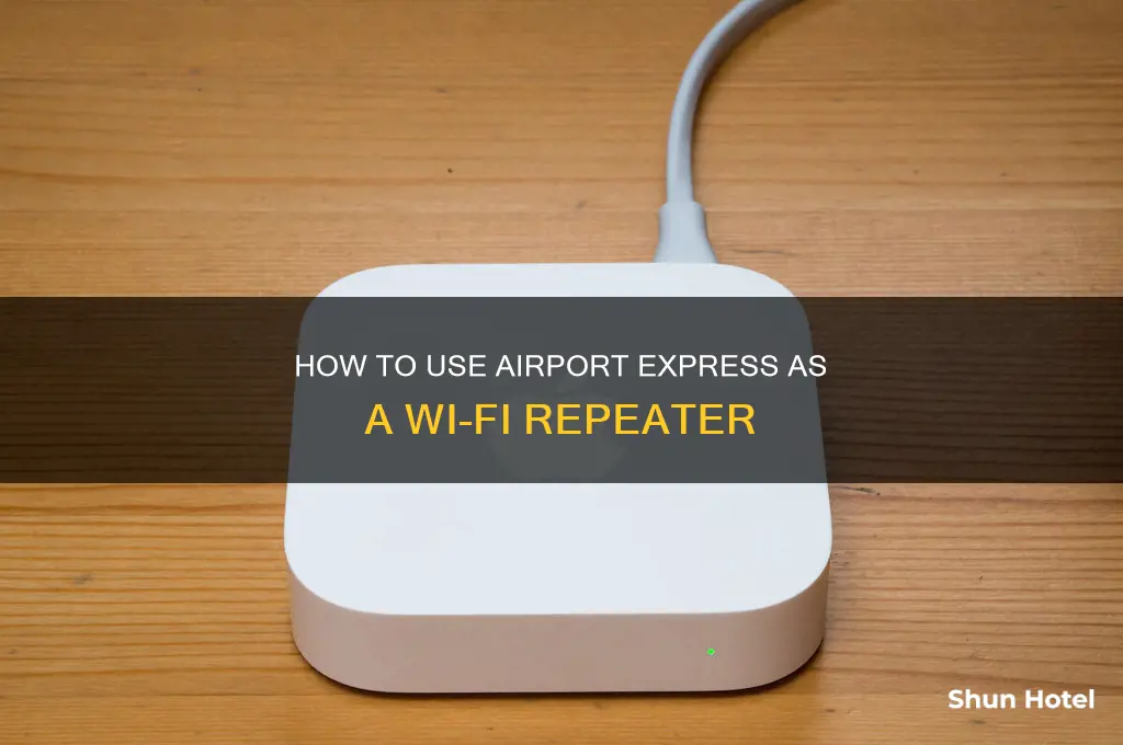 can you use airport express as a repeater