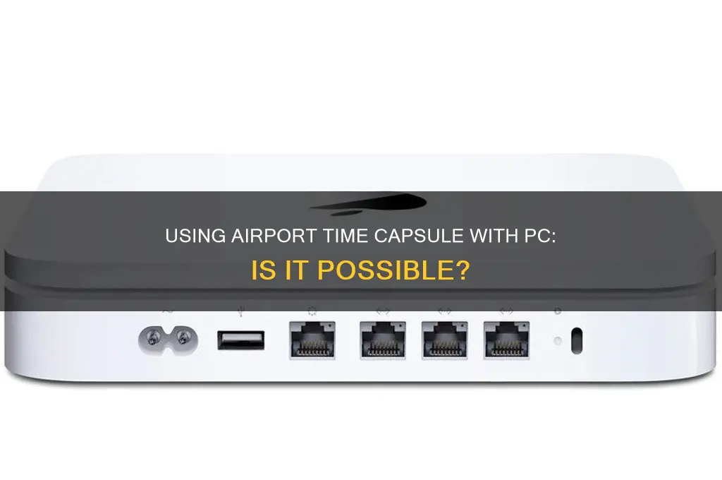 can you use airport time capsule with pc