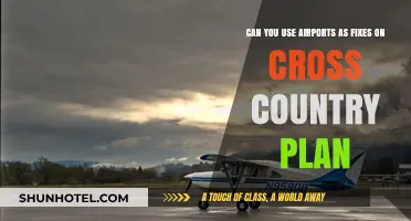 Airports as Fixes: A Viable Cross-Country Plan?
