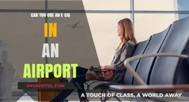 Airport E-Cig Use: Allowed or Not?