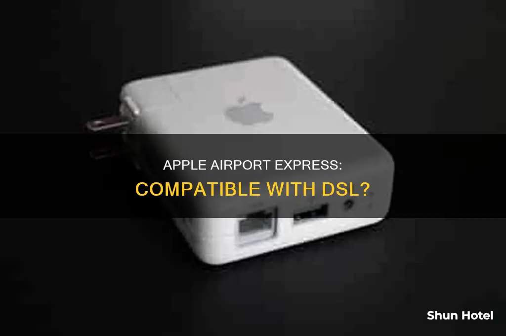 can you use apple airport express with dsl