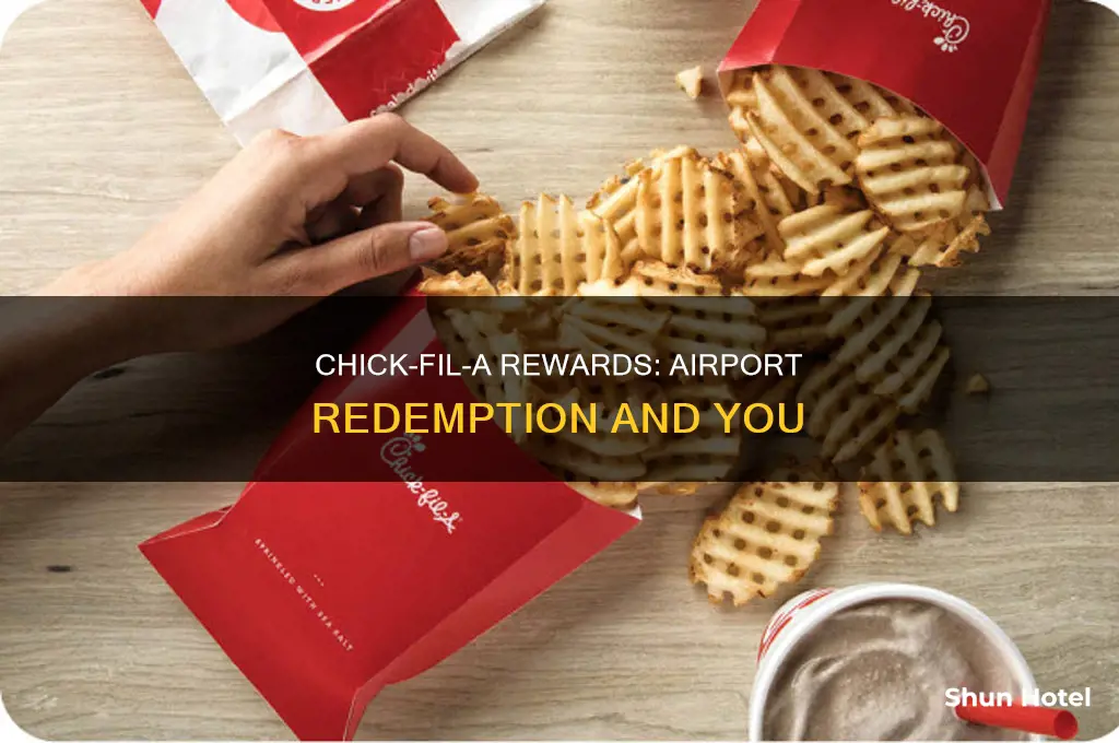 can you use chick fil a rewards at airport