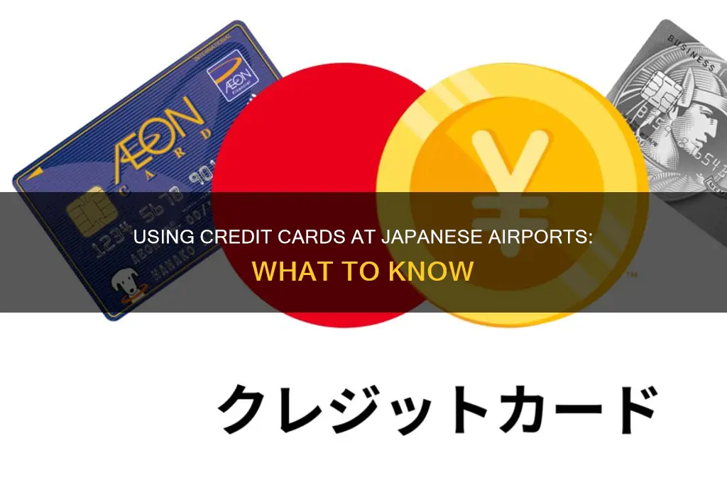 can you use credit card for japan airport