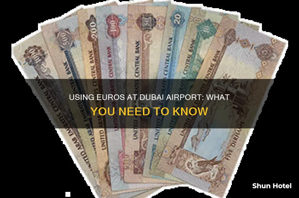 can you use euro at dubai airport