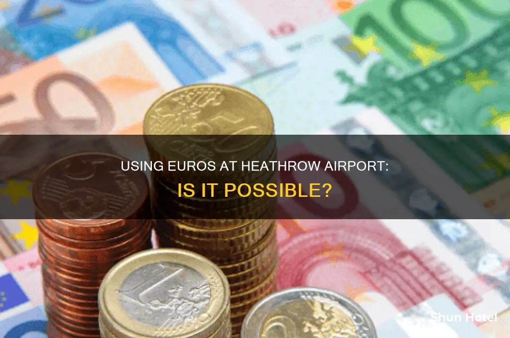 can you use euros at heathrow airport