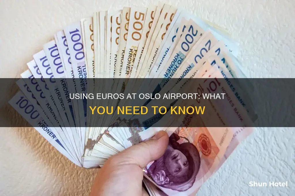 can you use euros in oslo airport