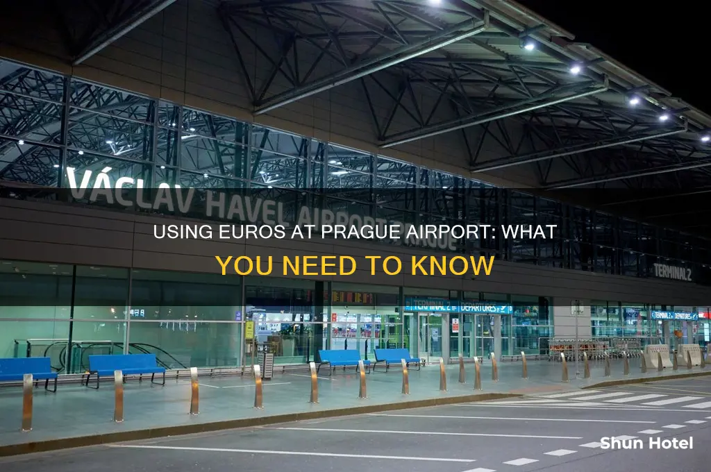 can you use euros in prague airport