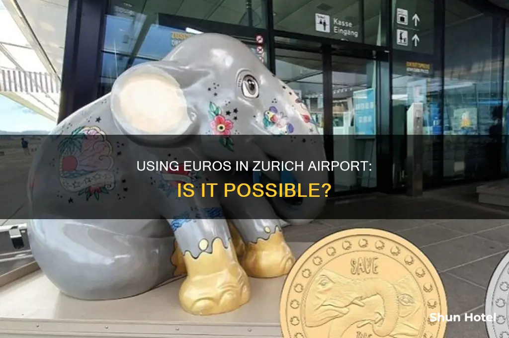 can you use euros in zurich airport