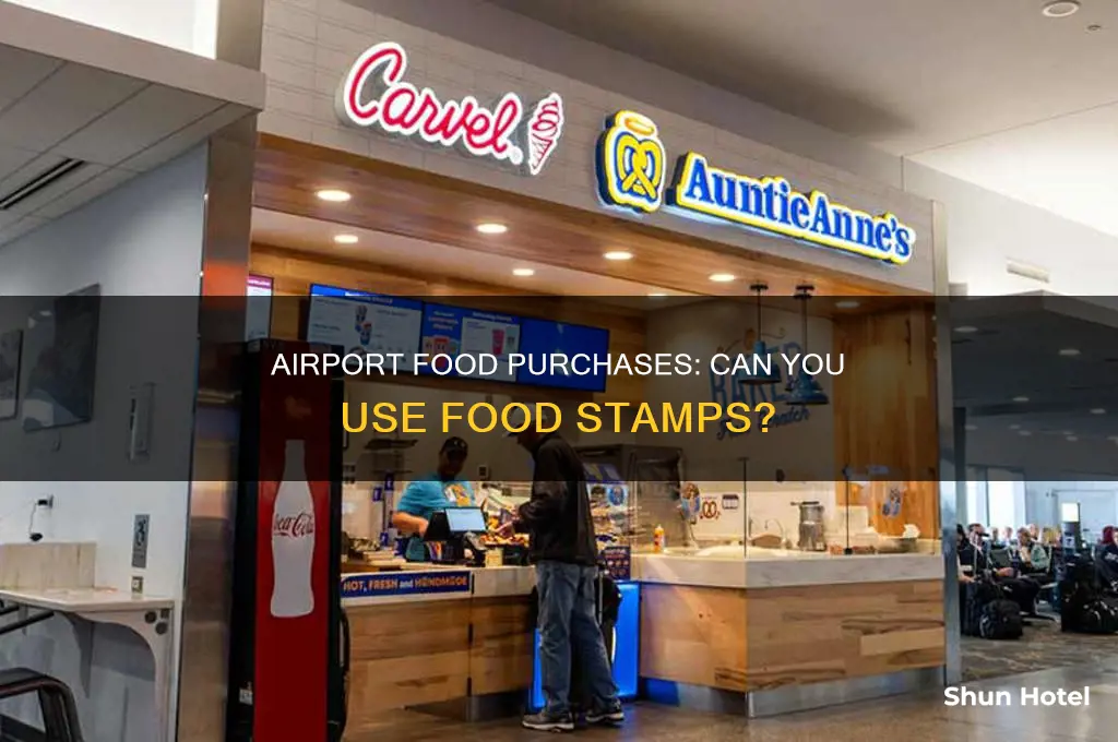 can you use food stamps at airport