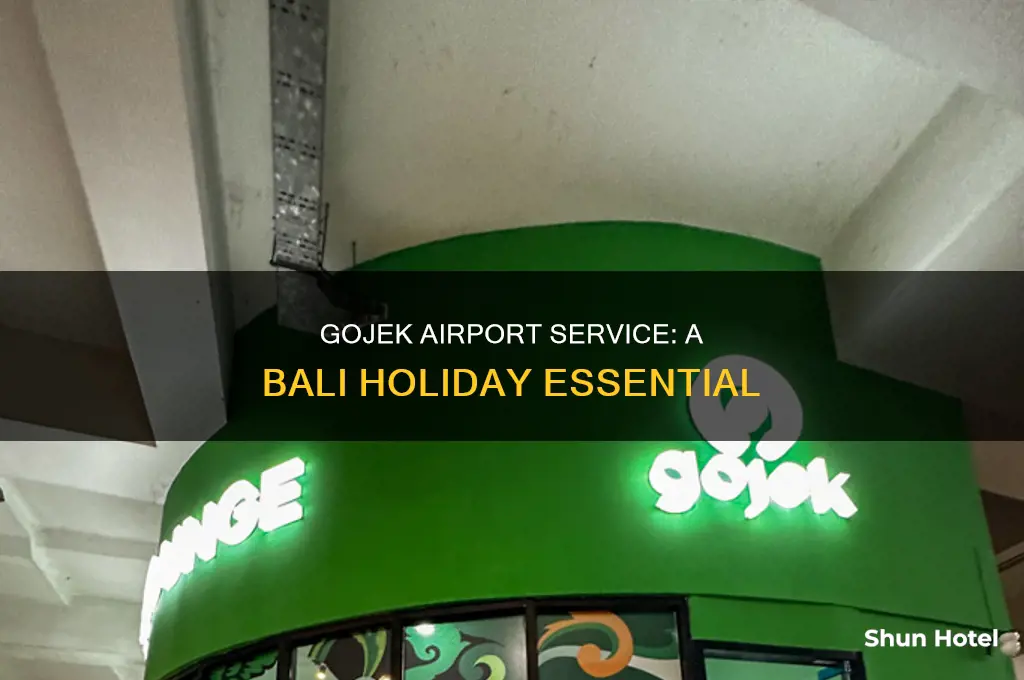 can you use gojek from the airport in bali