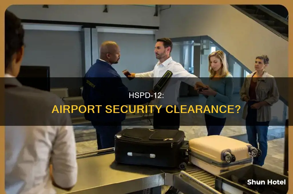 can you use hspd-12 at airport