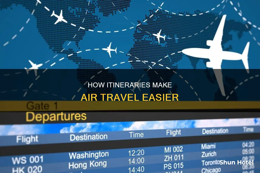 can you use itinerary at airport