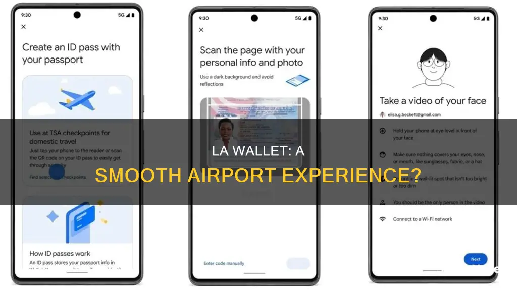 can you use la wallet at the airport