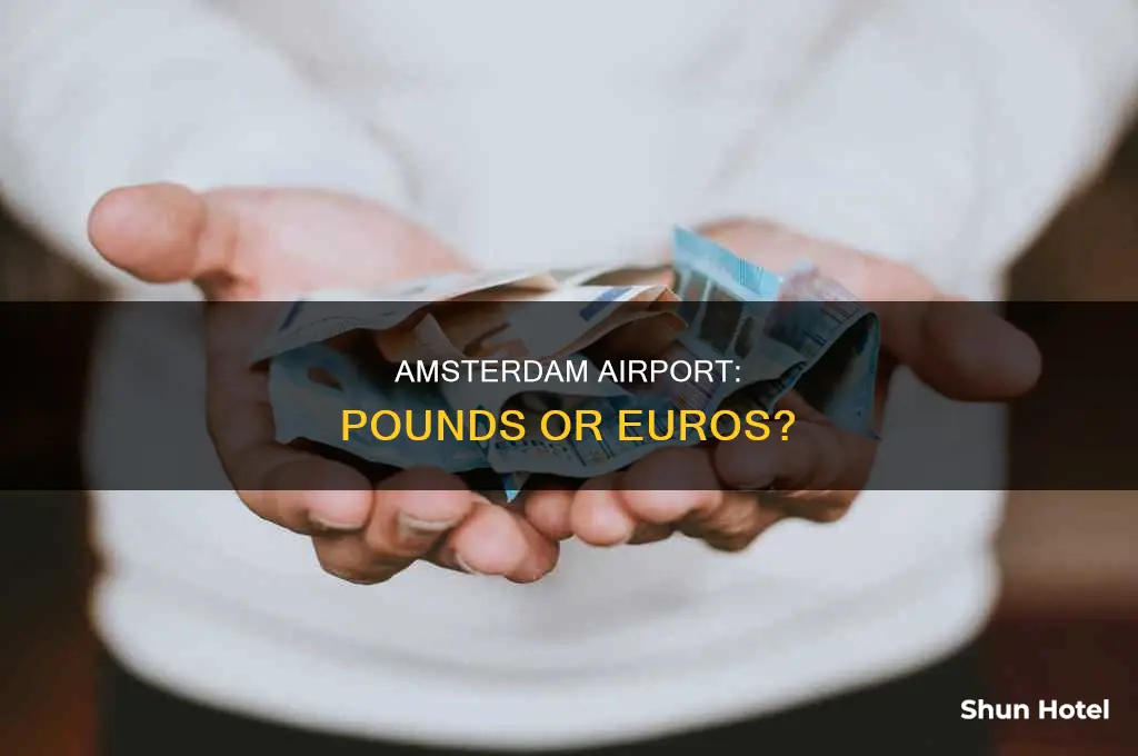 can you use pounds in amsterdam airport