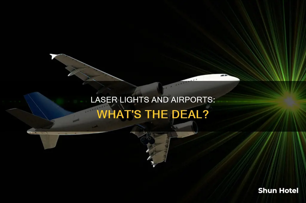 can you use star laser lights near an airport