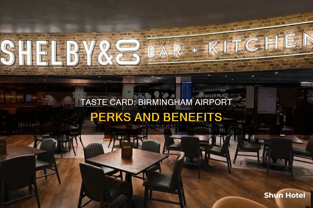 can you use taste card at birmingham airport