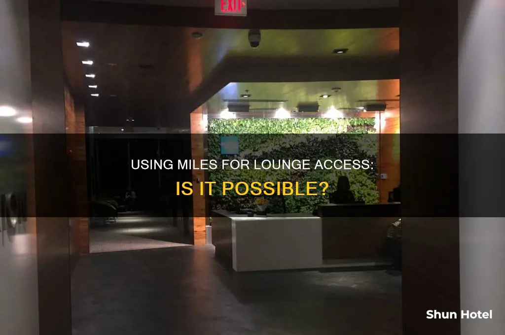 can you use ua miles to enter airport lounges