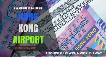 Using US Dollars in Hong Kong Airport