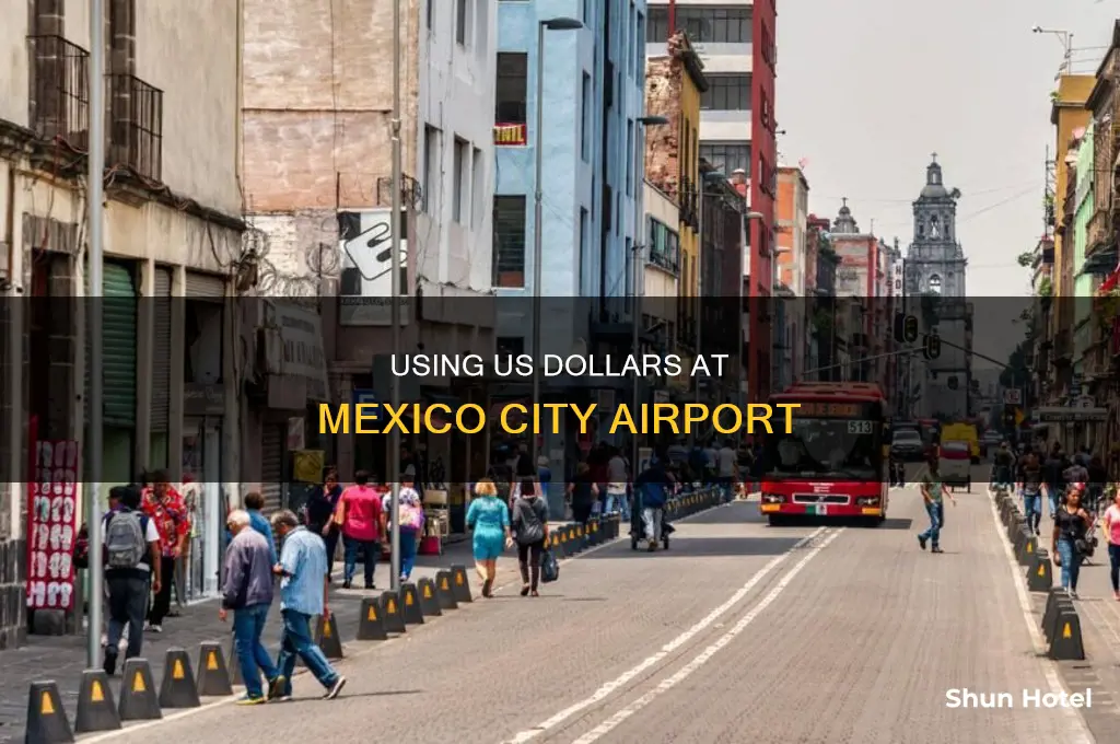 can you use us dollars in mexico city airport