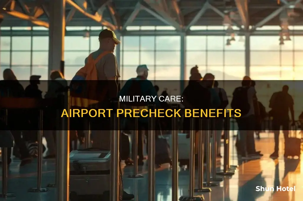 can you use your government military care for precheck airport