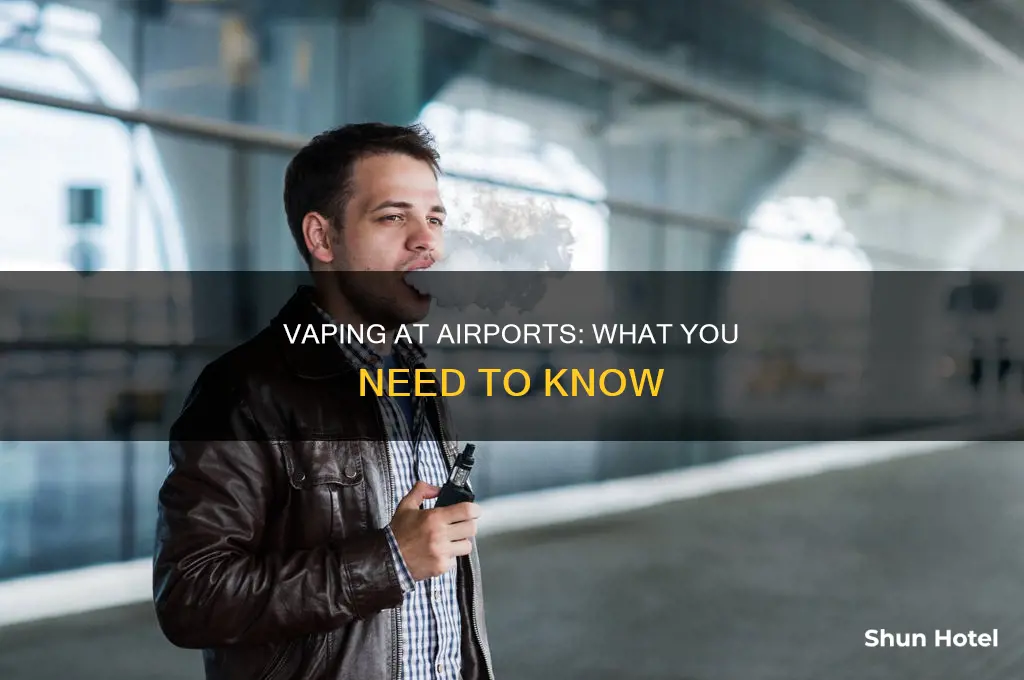 can you vape ar airports