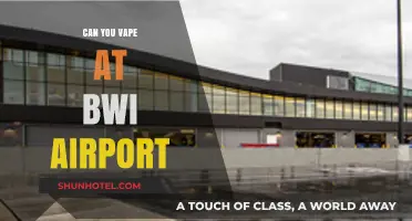 Vaping at BWI Airport: Is It Allowed?
