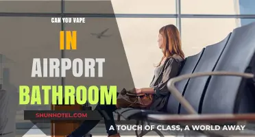 Vaping in Airport Bathrooms: Is It Allowed?