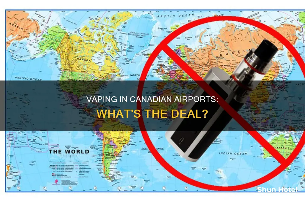 can you vape in airports canada