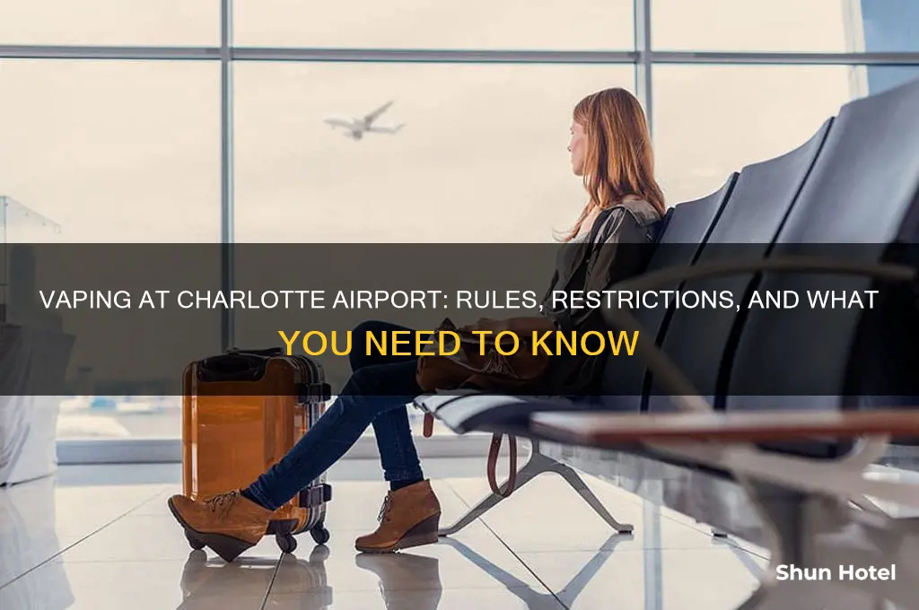can you vape in charlotte airport