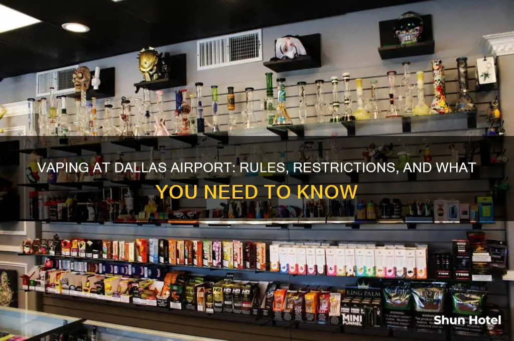 can you vape in dallas airport