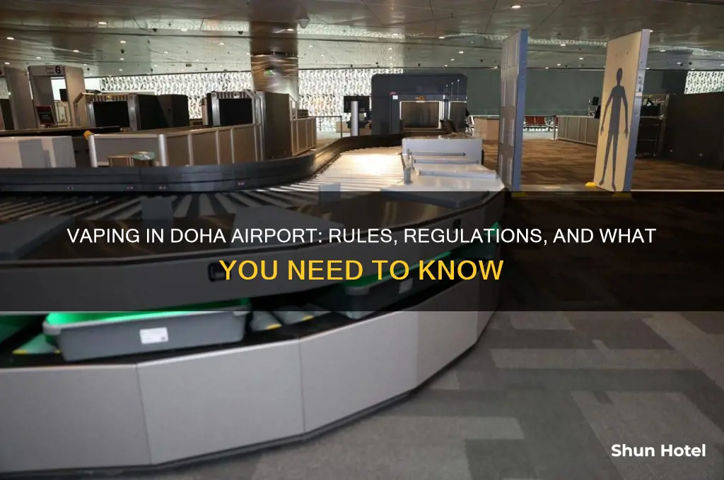 can you vape in doha airport