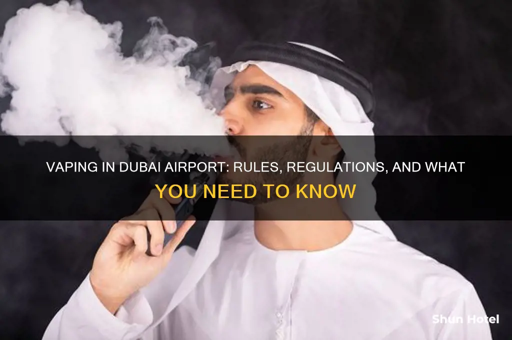 can you vape in dubai airport