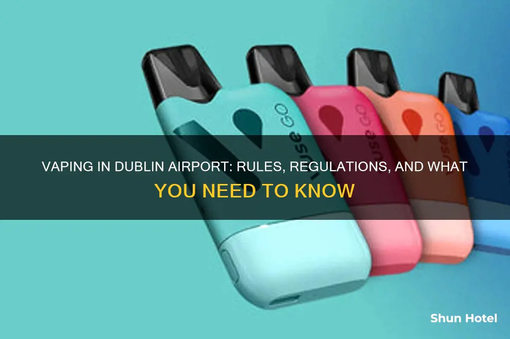 can you vape in dublin airport