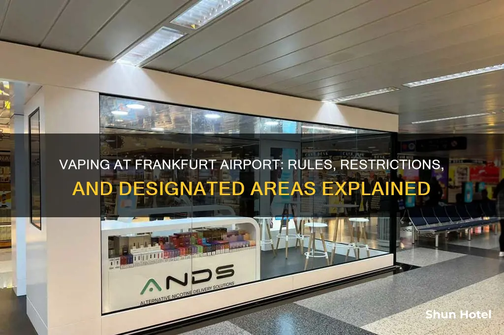 can you vape in frankfurt airport