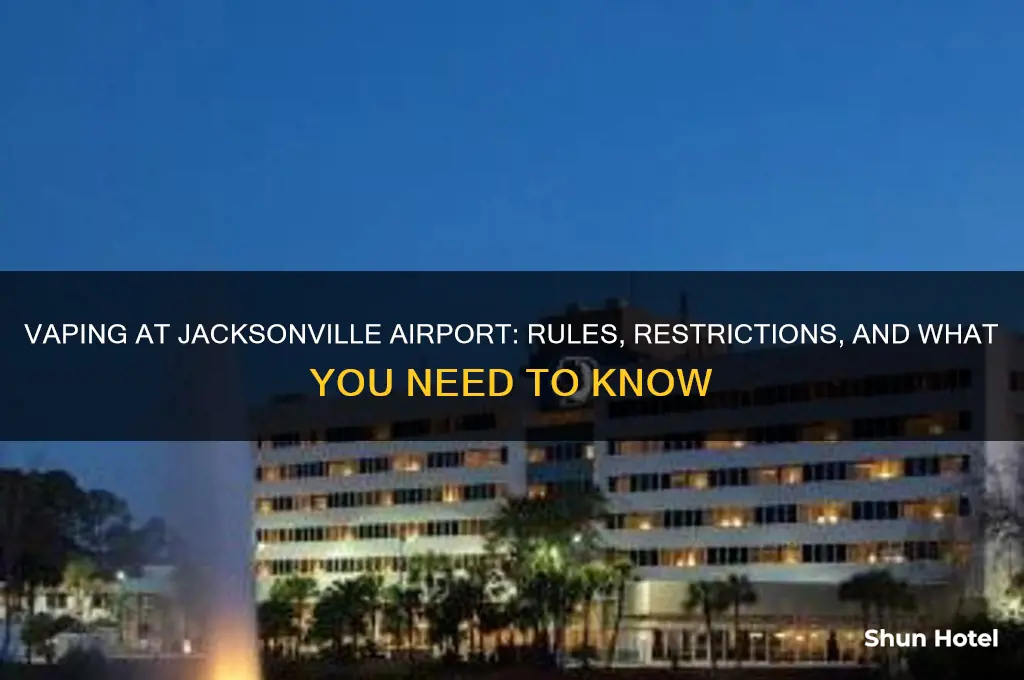 can you vape in jacksonville airport