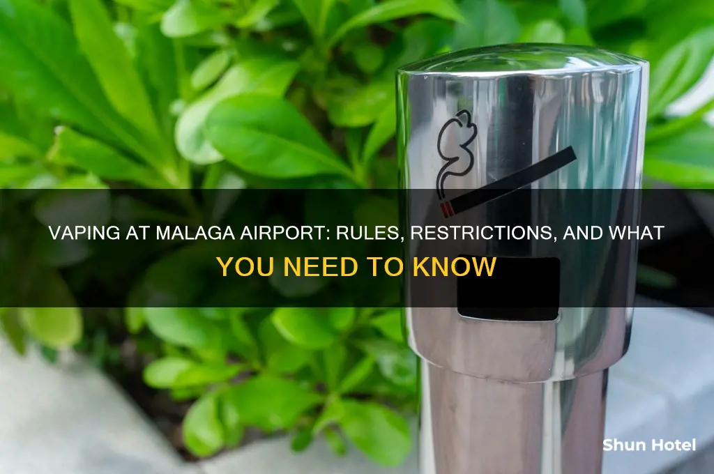 can you vape in malaga airport
