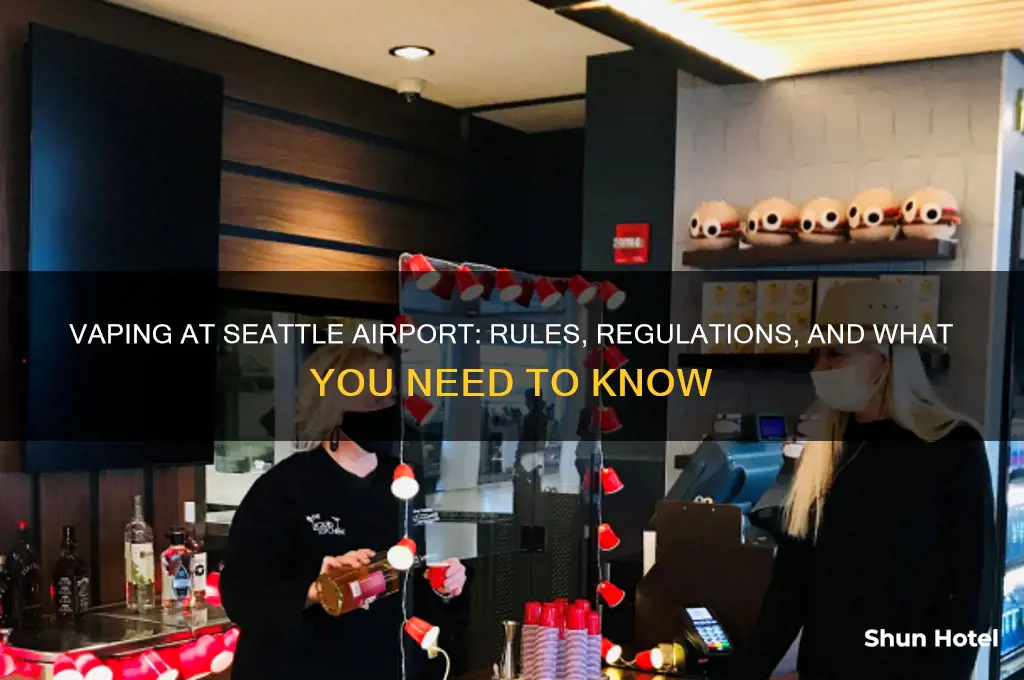 can you vape in seattle airport