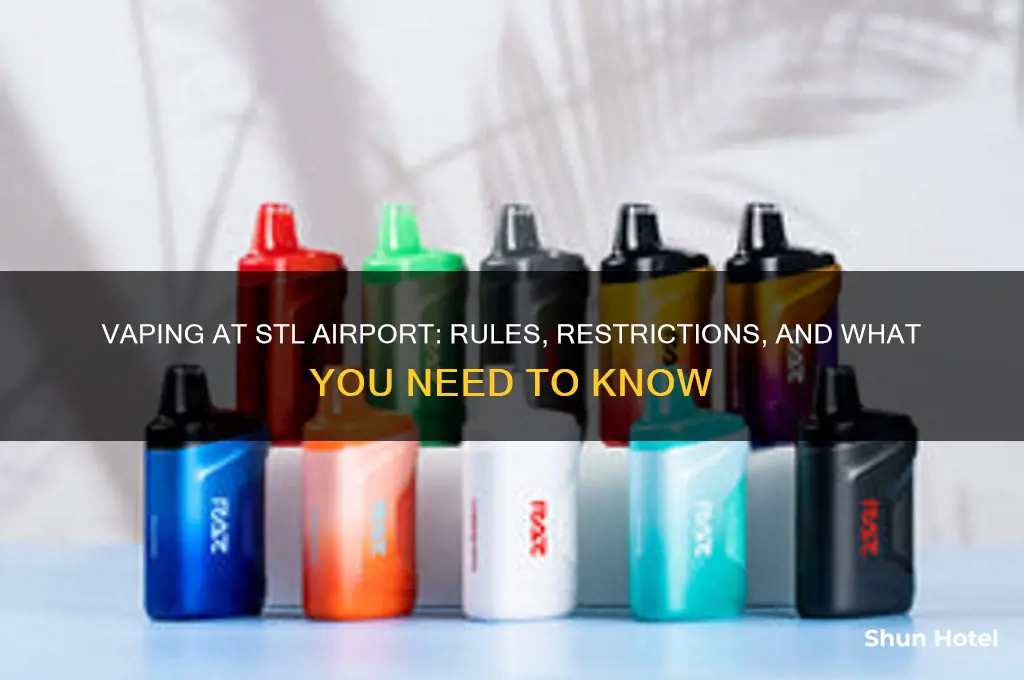can you vape in stl airport