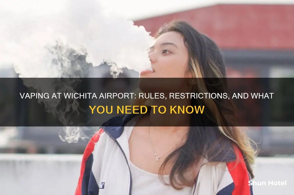 can you vape in the wichita airport